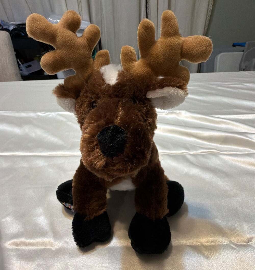 Ganz Webkinz HM137 Reindeer Plush Stuffed Animal Toy Brown no code
